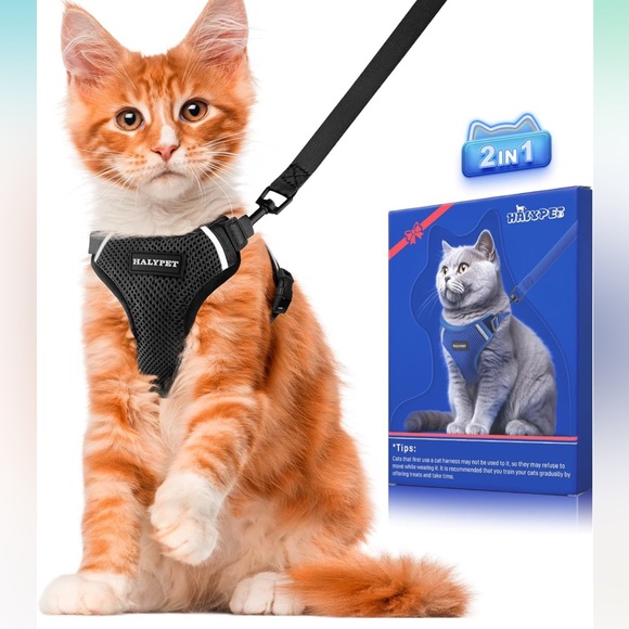 Halypet Cat Harness and Leash Set size small - Picture 1 of 10